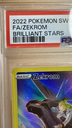 Zekrom TG05/TG30 SWSH09: Pokemon Brilliant Stars Trainer Gallery Holo - PSA 9 - Image 2