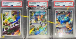 PSA 10 Bulbasaur Charmander Squirtle AR Set Special Deck Set Japanese Sequential - Image 1