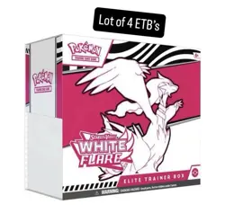 Pokemon TCG : White Flare Elite Trainer Box ETB Factory Sealed - (Lot of 4) - Image 2