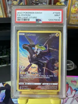 Zekrom TG05/TG30 Trainer Gallery Full Art Pokemon Brilliant Stars 2022 PSA 9 - Image 1