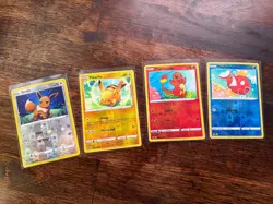 Costco Cosmos Reverse Holo Pokemon TCG - Pikachu, Eevee, Charmander, Magikarp - Image 1