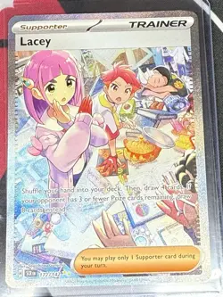 Lacey SIR - 172/142 - Special Illustration Rare Pokemon Secret Stellar Crown NM - Image 1