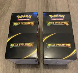 Pokemon TCG Mega Evolution Half Booster Box Brand New UNSEALED x2 (36 packs) - Image 1