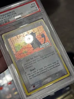 Pokemon Rattata EX Team Rocket Returns Reverse Holo #72 PSA 9 Mint - Image 4