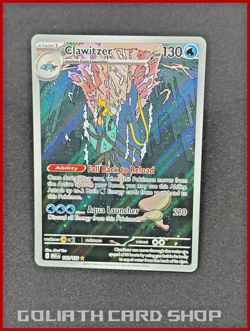 Clawitzer 141/132 Illustration Rare - ME01: Mega Evolution Pokemon TCG - NM - Image 1