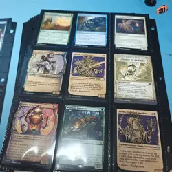 All Rare & Uncommon Magic Gathering Binder Sleeves 180 Cards Collection Mtg - Image 5