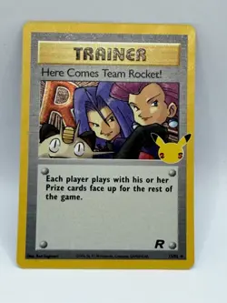 Trainer Here Comes Team Rocket! - 15/82 - Holo - Celebrations - Pokemon Card - Image 1