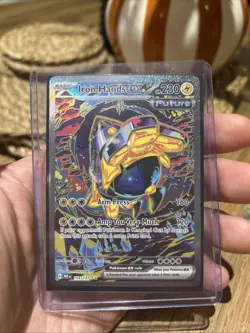 Pokemon TCG Iron Hands EX Prismatic Evolutions Card 154/131 NM Condition - Image 1