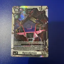 Digimon Card Game Apocalymon BT15-102 SEC Secret Rare Exceed Apocalypse - Image 1