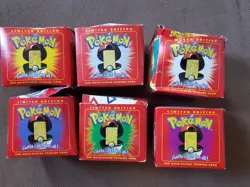 Pokemon 23k Burger King Gold Plated Trading Card Set Red Box Lot Of 6 - Image 2