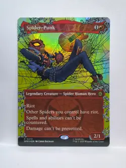 MTG Spider-Punk SPM Universes Beyond: Spider-Man 210 Rare - Image 1
