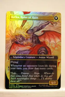 Magic: Final Fantasy: Kefka, Court Mage / Kefka, Ruler of Ruin # 0322 (Foil) - Image 2