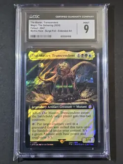 MTG CGC 9 The Master, Transcendent (Extended Art) Surge Foil M 947 UB: Fallout - Image 1