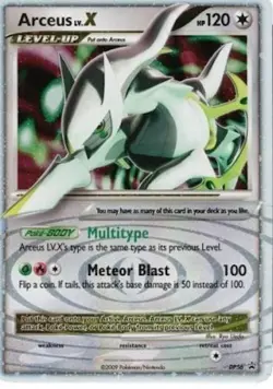 Pokemon TCG - Arceus LV.X DP56 Ultra Rare Diamond & Pearl Promo [Moderate Play] - Image 1