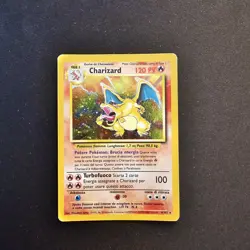 Carta Pokemon Charizard 4/102 Set Base ITA Rara Holo - Image 1