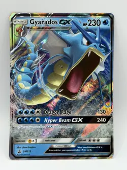Gyarados GX SM212 - Black Star Promo - Ultra Rare Holo Pokemon MINT - Image 1