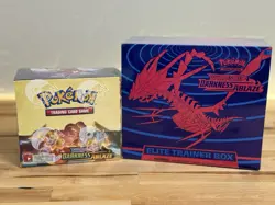 Pokemon Darkness Ablaze Booster Box Elite Trainer Box Pair - Image 1
