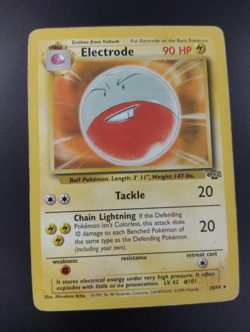 Pokemon TCG Electrode Jungle 18/64 Regular Unlimited Rare Okay Condition - Image 1