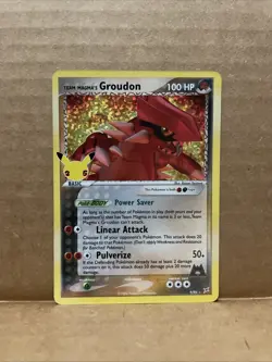 Pokemon TCG - Team Magma’s Groudon 9/95 - Celebrations (A2) - Image 1