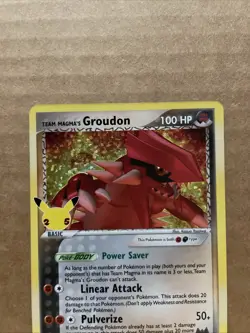Pokemon TCG - Team Magma’s Groudon 9/95 - Celebrations (A2) - Image 2