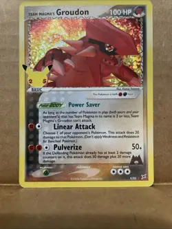 Pokemon TCG - Team Magma’s Groudon 9/95 - Celebrations (A1) - Image 3