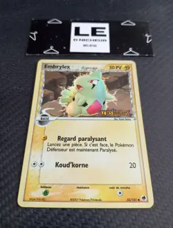 Carte Pokemon Embrylex 52/101 REVERSE EX Ile des Dragons Bloc EX FR - Image 3