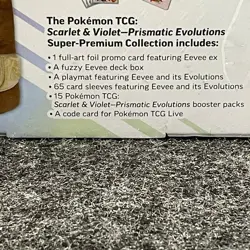 POKEMON TCG Scarlet & Violet Prismatic Evolutions Super-Premium, Worn Box - Image 4