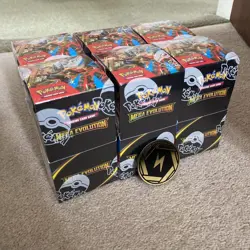 6x Pokemon TCG Mega Evolution Half Booster Box SEALED 18 Packs ⚡ - Image 1