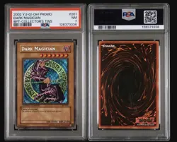 2002 YU-GI-OH! PROMO BPT-COLLECTOR'S TINS DARK MAGICIAN 001 PSA 7 - Image 2