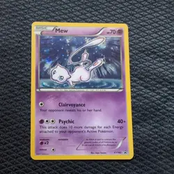 Mew XY192 X & Y Cosmos Holo Ultra Rare Black Star Promo Pokemon Card - Image 1