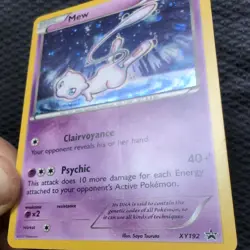 Mew XY192 X & Y Cosmos Holo Ultra Rare Black Star Promo Pokemon Card - Image 3