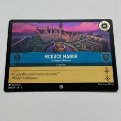 McDuck Manor 169/204 Disney Lorcana Into The Inklands Common Cold Foil Card NM - Image 1