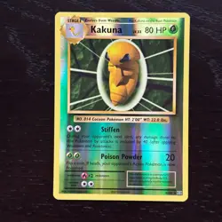 Kakuna 6/108 Pokemon Evolutions XY Reverse Holo Uncommon Card MP - Image 1