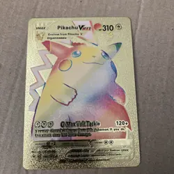 ❤Pokemon Pikachu VMAX Gold Foil Card HP 310 - Image 1