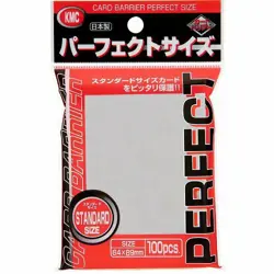 KMC Card 100×30pcs Perfect Fit Size Soft Sleeves for MTG Pokemon 3.5"×2.52" 4521086000273 - Image 2