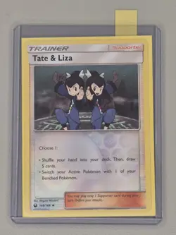 Pokemon TCG Tate & Liza 148/168 Card Celestial Storm Reverse Holo Rare Mint - Image 2