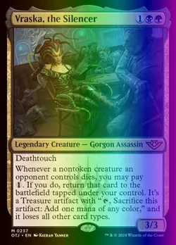 MTG Vraska, the Silencer (237/441) Outlaws of Thunder Junction LP FOIL - Image 1