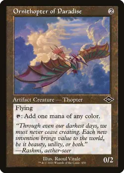 MTG Magic the Gathering Ornithopter of Paradise (430/765) Modern Horizons 2 LP - Image 1