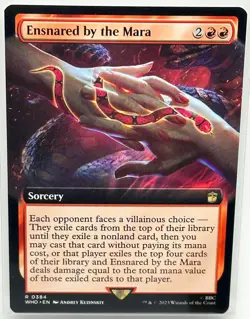 Ensnared by the Mara (Extended Art), Doctor Who, MTG Magic the Gathering, REG NM - Image 1