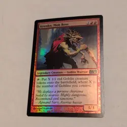 Krenko, Mob Boss #138 (Foil) (NM) Magic 2013 M13 Magic MTG - Image 1