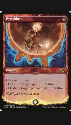 (Regular) x1x Pyroblast (SS3) Signature Spellbook Chandra MtG - Image 1