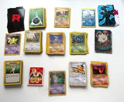 Huge Vintage Pokemon Cards bundle - Base Set - Rocket - Holo - Heavily Played - Image 1
