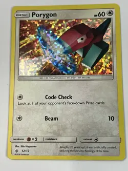 Porygon 12/12 - 2018 McDonald’s Promo Holo - Pokemon TCG - Image 2