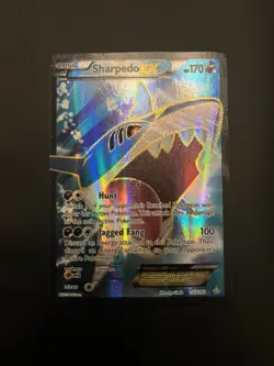 Pokemon Sharpedo EX Primal Clash XY Full Art Ultra Rare TCG Card 152/160 NM - Image 1
