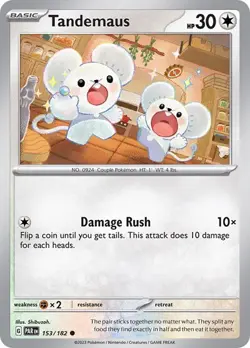 Pokemon Tandemaus (153/279) Paradox Rift NM REVERSE HOLO - Image 1
