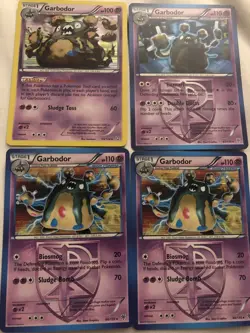 4X Pokemon GARBODOR 66/135 Plasma Storm RARE HOLO 54/124 Holo 67/135 Common - Image 1