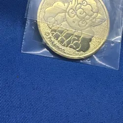 2017 Pokemon Vulpix Gold Coin Rokon's Crystal Season Special Box Unopened - Image 3