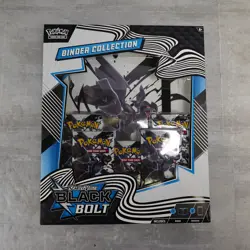 Pokemon Black Bolt Binder Collection Scarlet & Violet Unova TCG Box New Sealed - Image 2