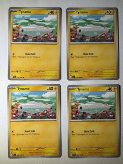 Tynamo Playset (4x) 030/086 - Pokemon TCG SV Black Bolt - Non-Holo Common 2025 - Image 1