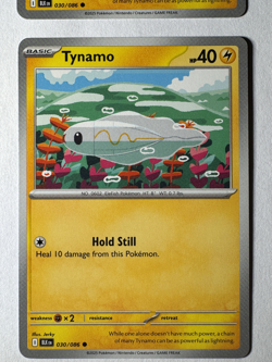 Tynamo Playset (4x) 030/086 - Pokemon TCG SV Black Bolt - Non-Holo Common 2025 - Image 5